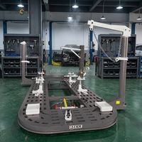 Machine de redressage de châssis automobile légère, équipement d'entretien pratique pour carrosserie