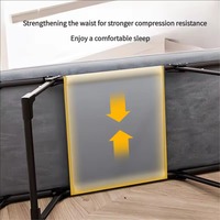 Chaise longue portable de camping d'extérieur, pliable et réglable multi-positions, avec cadre en acier, pour la maison, le bureau, les voyages, la plage et l'hôtel