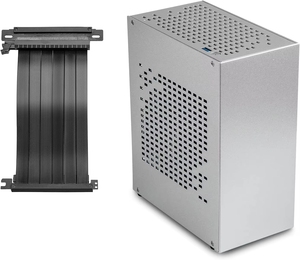 A07 MINI ITX PC Chassis Mini <b>Computer</b> Gaming Case Supports Small 1u PSU With PCIE3.0 Cable Aluminum Material and L - Product Image 1