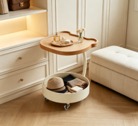 Ensemble de table basse de salon en forme d'ours, sur pieds, avec cadre en bois mobile, durable, écologique, mobilier de maison moderne et minimaliste