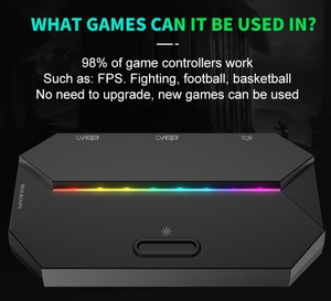 Adaptateur de <span class=keywords><strong>clavier</strong></span> et <span class=keywords><strong>souris</strong></span> de jeu RGB, adaptateur de contrôleur de jeu filaire pour Switch <span class=keywords><strong>Xbox</strong></span> <span class=keywords><strong>One</strong></span> PS4 PS3 PS5 - Product Image 4