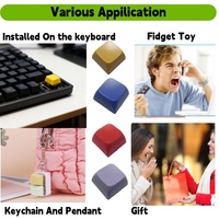 Personalized Gifts Custom Anime Keycaps Design New Multi - Color Finger Keyboard Fidget Toy Dye-Sublimated Keycap Set