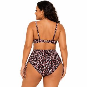 Women Metallic Dot Print <b>Bikini</b> <b>Set</b> Halter Neckline <b>Triangle</b> Top Thong Bottom With Star Decoration Stretch Swimwear - Product Image 2