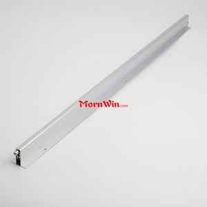 Joint de porte d'entrée en aluminium moderne et durable avec joints automatiques à chute et fixations à vis pour portes intérieures - Product Image 6