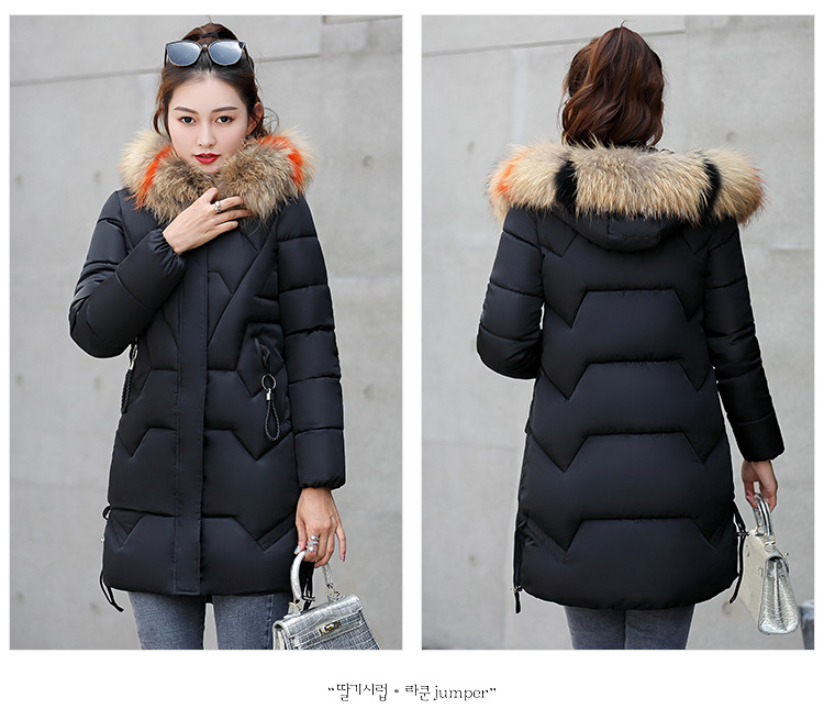 Coldker Autumn Warm Winter Jacket - Women's Fur Collar Coats