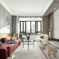 Service de design d'intérieur de villa moderne Muting Construction, projet EPC, solution graphique complète pour l'aménagement intérieur résidentiel