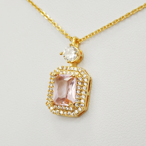 תכשיטים טרנדיים גיאומטריה סיטונית מודרנית מינימליסטית אבן מינימליסטית מבריקה צבעונית מעוקב - Product Image 1