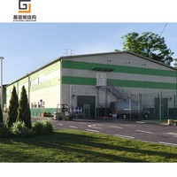Nave Industrial de Estructura de Acero de Diseño Personalizado, Edificio Metálico Prefabricado a Buen Precio