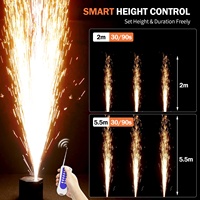 Nouvelle Machine à Étincelles Froides RGB 700W avec Télécommande DMX, Équipement de Scène à Effet Spécial Pyrotechnique pour DJ, Mariage, Événement et Fête