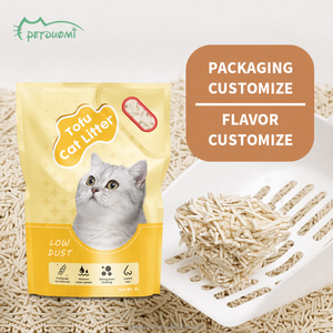 Litière pour chat en tofu en gros, absorption rapide, à base de plantes naturelles, fourniture directe d'usine, échantillon gratuit - Product Image 1