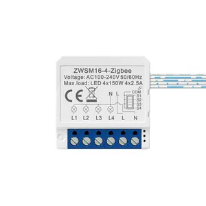 חכם חיים אפליקציה Tuya Zigbee חכם מתג מודול 10A טיימר תאורה חכם כוח מתג