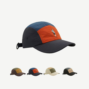 Пользовательские дышащие бейсбольные водонепроницаемые нейлоновые 5-панельные спортивные кепки для папы беговые шапки - Product Image 5