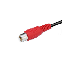 Fabrik-Großhandel Maßanfertigung Weibliches RCA-Kabel Metall 3,5mm Stecker Weibliches Audiokabel