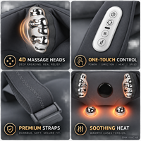 Masseur portable relaxant pour le cou, les épaules et le dos, à usage domestique et professionnel, mouvement de pétrissage 3D, toucher réel
