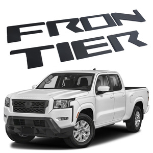 Aggiorna accessori esterni per auto emblemi per auto in ABS 3D lettere personalizzate per inserto portellone posteriore per Frontier 2022 2023 cabina doppia a <span class=keywords><strong>4</strong></span> porte - Product Image 2