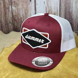 Oem alta calidad logotipos de marca al aire libre gorra de béisbol bordado personalizado de alta calidad 6 paneles de malla sombreros de camionero - Product Image 6