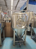 Micro-brasserie : Cuves de brassage 500L, Vases de fermentation de bière, Pompe à moteur, Commande manuelle pour usage domestique, usines de fabrication, hôtels
