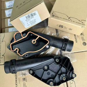 Adatto per Porsche Cayenne, Volkswagen Touareg, Audi A6 A7, A8 Q7, coperchio termostato, termostato refrigerante 06 e121168b 06 e103484p - Product Image 1