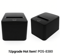8380 80mm 203dpi 220MM/S Printer Thermal untuk Struk Mendukung Windows/Mac Pemotong Otomatis Laci Kasir untuk Supermarket Restoran Dapur