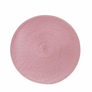 แผ่นรองจานทรงกลมแบบทอ PP สีพื้น ทนน้ำมัน ทนความร้อน สไตล์โมเดิร์นมินิมอล จากโรงงานโดยตรง - Product Image 4