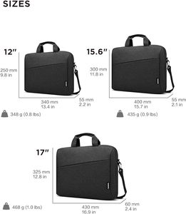 Muestra Gratuita, Bolsa de Hombro para Portátil Ligera con Logotipo Personalizado, Bolsa Vertical Protectora para Portátil con Correa - Product Image 5