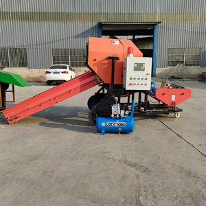 Automatic Round Bale Wrapping <b>Machine</b> for Forage Grass Silage Energy Saving <b>Stretch</b> Film Wrapper with Engine Bearing - Product Image 5