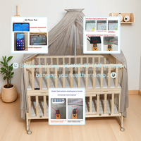 Canopée de protection contre les ondes électromagnétiques pour bébé en fibre d'argent 100%, pour la mise à la terre ESD, la protection contre les radiations et l'utilisation antibactérienne dans les lits de bébé