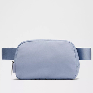 Sac banane vintage américain géométrique en nylon avec fermeture éclair imperméable réglable - Unisexe 1L Sac de hanche pour tous les endroits - Product Image 5