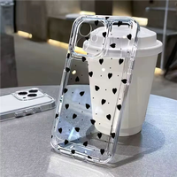 Vente en gros d'usine, étuis de téléphone imprimés avec des cœurs pour Itel S25 Ultra S25 A80 A70, protection intégrale en TPU