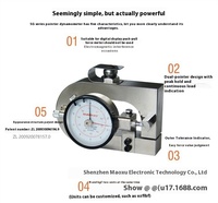 Sundoo SG-200KC Dynamomètre Pointeur Type Tension et Pression Testeur 200KN Range Force Instrument de Mesure