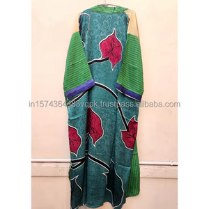 Kimono de seda indio hecho a mano, bata de dormir para mujer, ropa de verano, kimono, ropa de estar por casa, kimono surtido, estilo bohemio, boho - Product Image 6