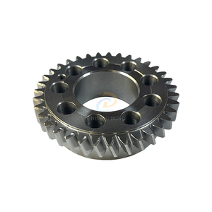 Engrenage hélicoïdal sur mesure avec trous de boulons en acier trempé pour système de transmission de boîte de vitesses industrielle - Product Image 1