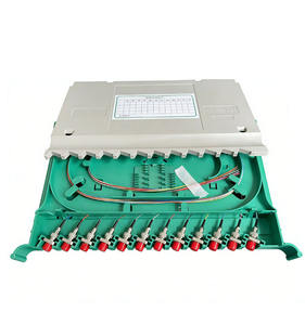 Cassette de raccordement de fibres optiques 12/24 cœurs avec pigtail SC/LC pour armoire FTTH ODF (marque FASO) - Product Image 3