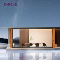 Ventana de Aluminio con Microventilación y Rotura de Puente Térmico, Sistema de Entrada de Aire Fresco Seguro, Ventanas de Seguridad Insonorizadas para Villa