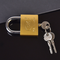 Cadenas en fer robuste avec clé, anse en acier trempé pour remise extérieure, garage et porte