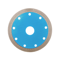 Lame diamantée turbo industrielle OEM super fine de 115 mm avec une épaisseur de 1,2 mm et 114 dents pour carrelage céramique et porcelaine