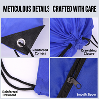 Sac à dos de sport avec cordon de serrage, sac de sport avec logo personnalisé, options de couleur pour la remise en forme, la natation, les événements en plein air et les voyages