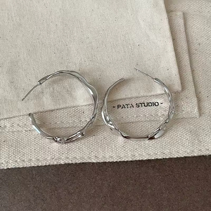 Joyería de Moda, Pendientes de Aro en Forma de C, Chapados en Oro, Resistentes al Agua, Personalizados, Atractivos, Regalo de Joyería para Mujer - Product Image 6