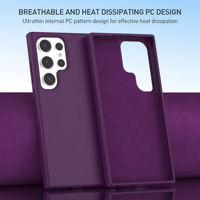 Funda de teléfono de silicona líquida Soonleader para Samsung S24 Ultra