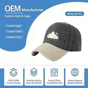 White Pink Contrast 6-Panel Baseball Cap Unisex Adult Casual Fitted Solid Color Cotton Twill <b>Hat</b> Spring <b>Summer</b> - Product Image 1