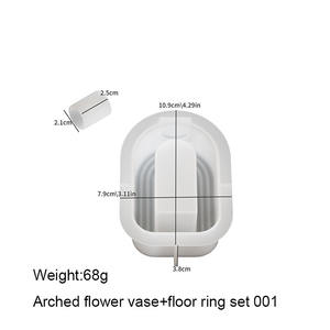 Molde de Silicona YS con Forma de Arco, Corazón y Flor para Resina, <span class=keywords><strong>Yeso</strong></span>, Cerámica, Hidroponía y Decoración de Centros de Mesa para Bodas - Product Image 6
