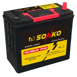 Din Standaard 12V Auto Batterij 54523(DIN45L-MF) Voertuig Batterijen Mf Truck Starten Automotive Batterij