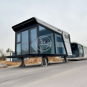 2025 Wonderful Modern Hotel Apartment <b>Camping</b> <b>Mirror</b> Capsule House Capsule Hotel Space Pod Large Modular Capsule Container House - Product Image 3