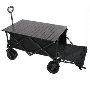 <span class=keywords><strong>Chariot</strong></span> de transport à main de rangement pour les achats de plage en tissu avec ouverture arrière plus large - Product Image 3