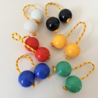 Wholesale West African National Musical Instruments in Colorful Hand Maracas Percussion Rhythm Ball
