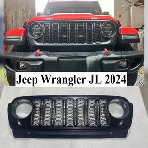 Grille avant de voiture pour Gladiator JT 2018-2024, garniture nid d'abeille 20e anniversaire, accessoires pour calandre - Product Image 3