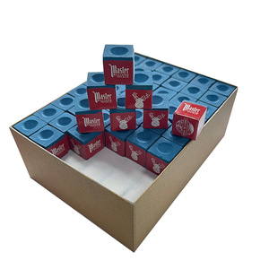 Vente chaude 144 pièces par boîte Blue Oiliness Master Billiards Chalk - Product Image 3