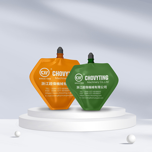 เครื่องผลิตถุงบรรจุภัณฑ์พลาสติก PE แบบตั้งขึ้นสำหรับสัตว์เลี้ยงลามิเนตความเร็วสูง - Product Image 3