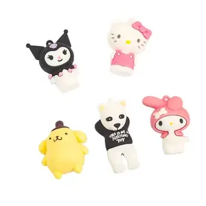 2022 Kawaii Resin Craft DIY Phone Case Decoration Hot Sale Cartoon Style Hair Accessories for Kids Clips Included