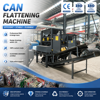 Machine à aplatir les canettes hydraulique à haute efficacité, compacteur de canettes en aluminium pour centre de recyclage, industrie des métaux ferreux